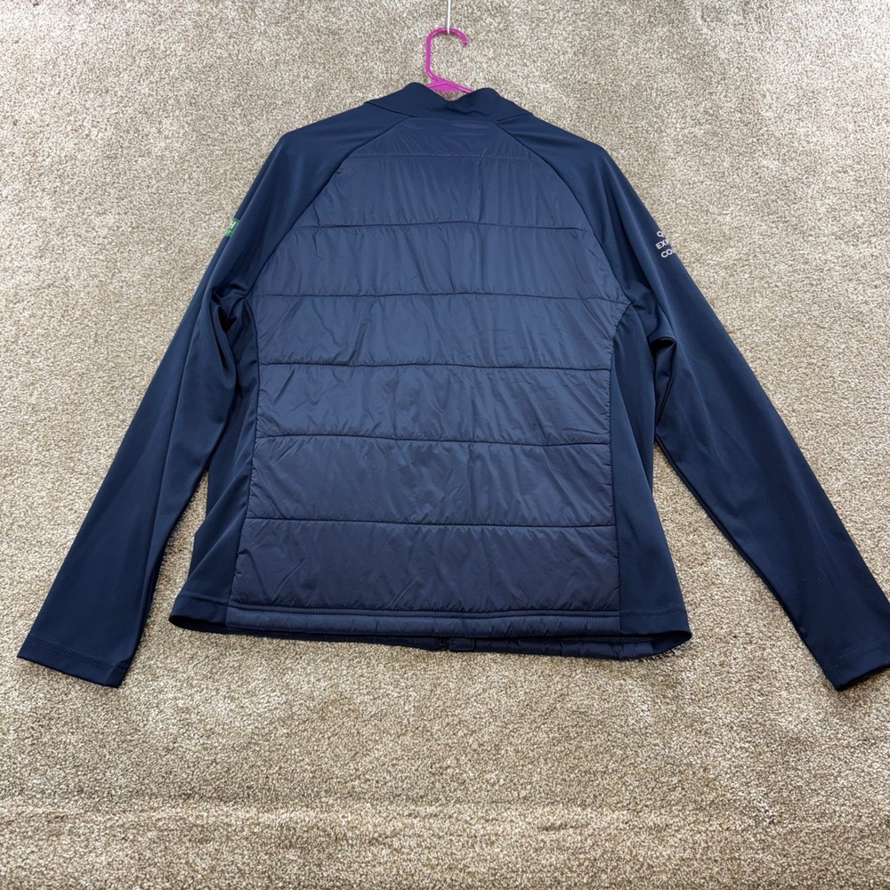 Refined Matter Men's Fresh Thyme Hybrid Quilted Jacket M Navy Blue Workwear - Picture 2 of 12